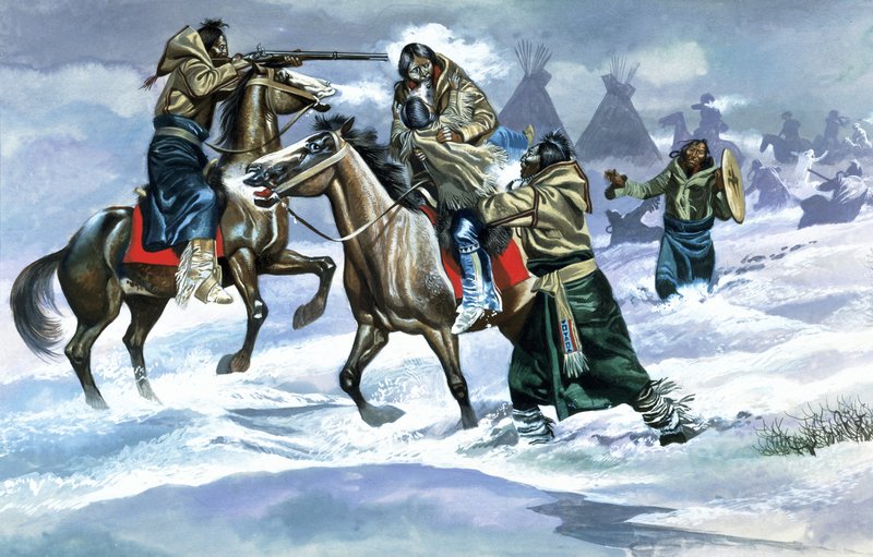 Karda Kızılderililer by Ron Embleton