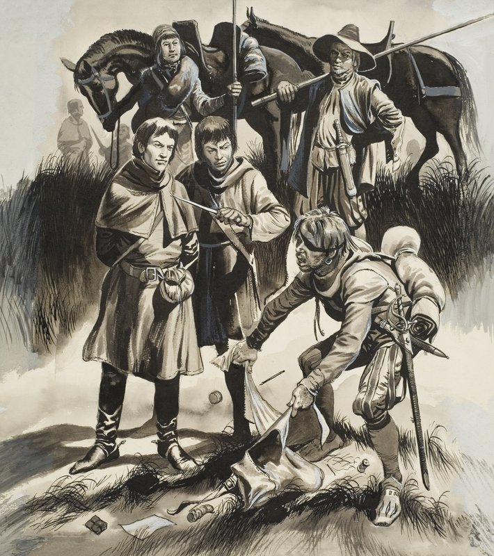 Kağıt Para (kağıt üzerine guaj) by Ron Embleton