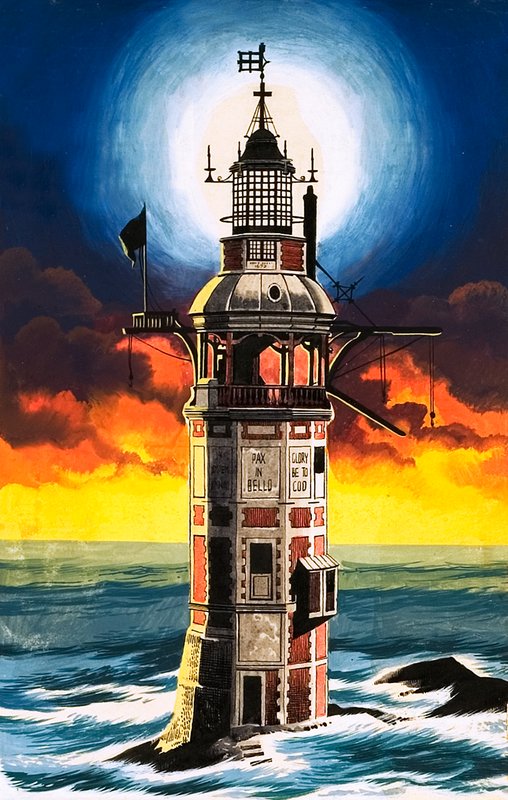 Eddystone Deniz Feneri by Ron Embleton