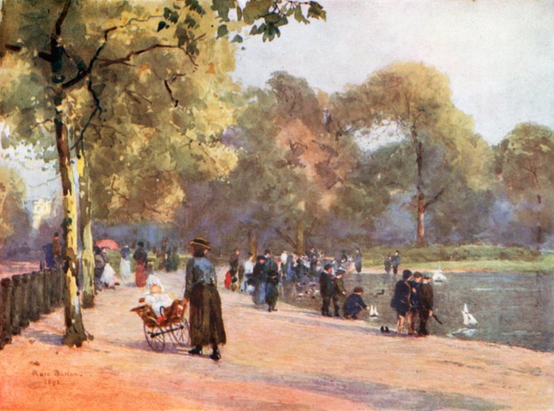 Serpantin Üzerinde Yelkenli Tekneler by Rose Maynard Barton