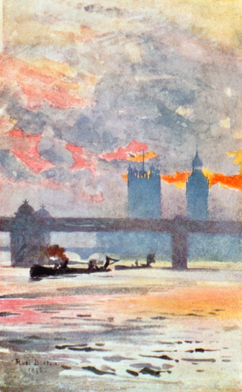 Thames Nehri, Charing Cross by Rose Maynard Barton