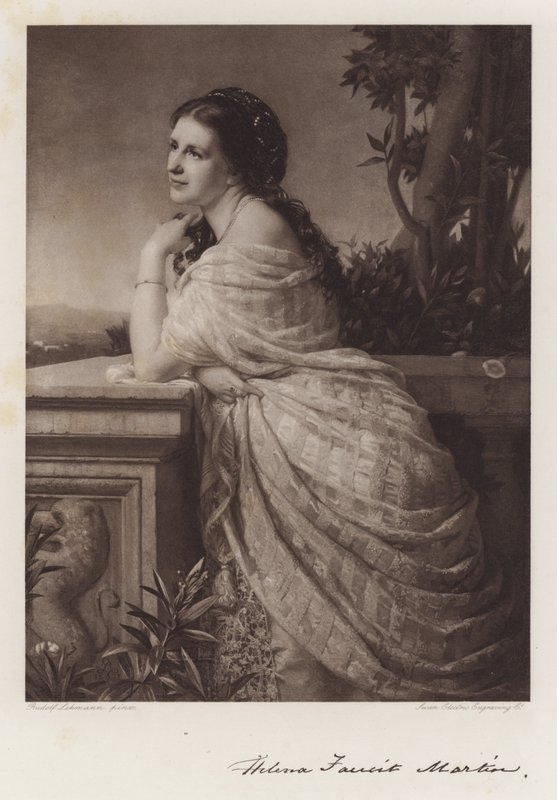 Helen Faucit, Leydi Martin (taş) by Rudolf Lehmann