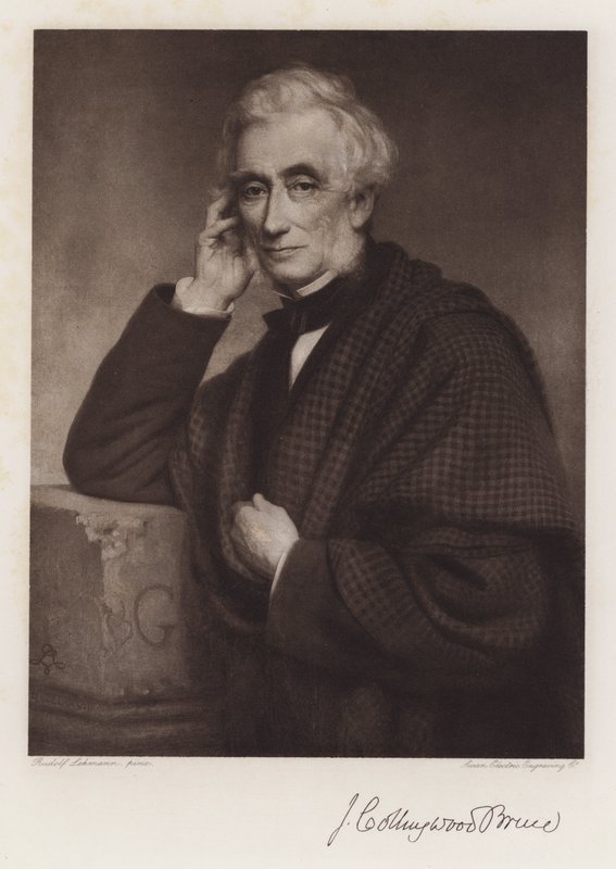 John Collingwood Bruce (taş) by Rudolf Lehmann