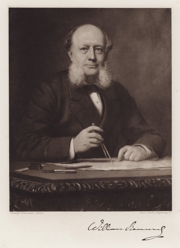Karl Wilhelm Siemens (taş) by Rudolf Lehmann