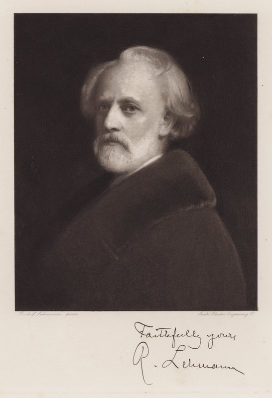 Rudolf Lehmann, Otoportre (taş) by Rudolf Lehmann