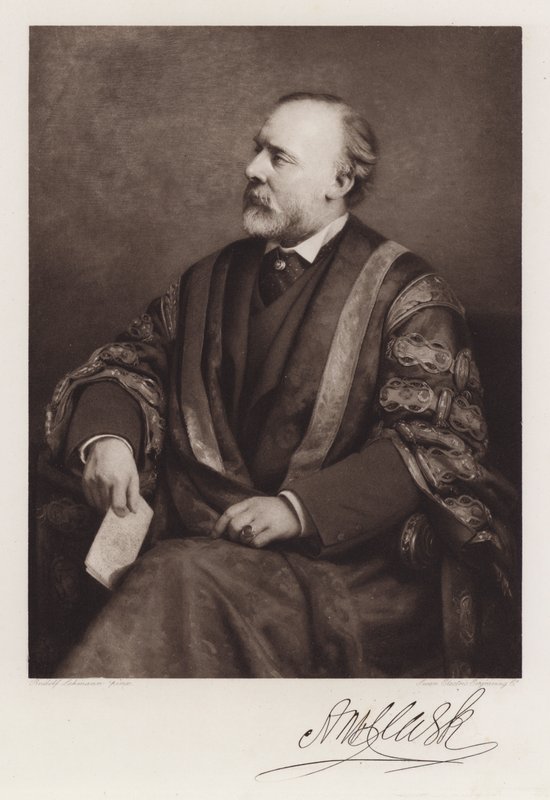 Sir Andrew Clark (lito) by Rudolf Lehmann