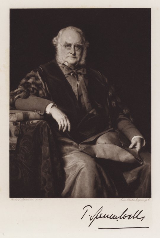 Sir Thomas Spencer Wells (taş) by Rudolf Lehmann