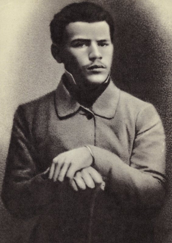 LN Tolstoy, Moskova, 1851 by Russian Photographer