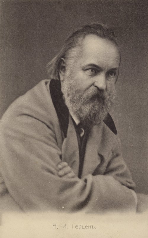 Alexander Herzen (1812-1870), Rus yazar ve düşünür by Russian Photographer