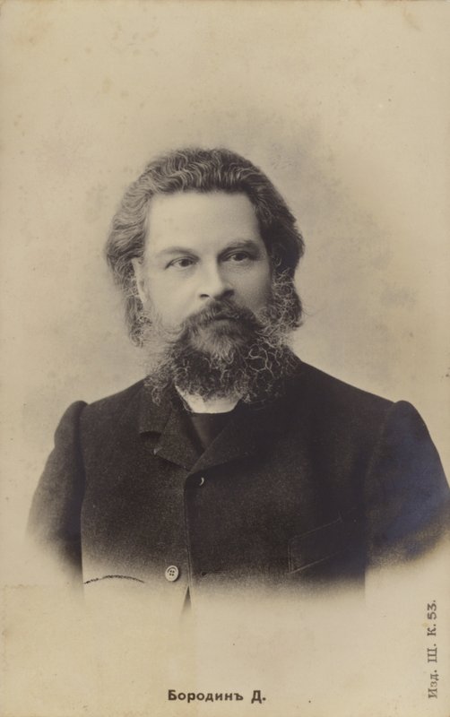 Alexander Porfiryevich Borodin, Rus besteci (1833-1887) by Russian Photographer