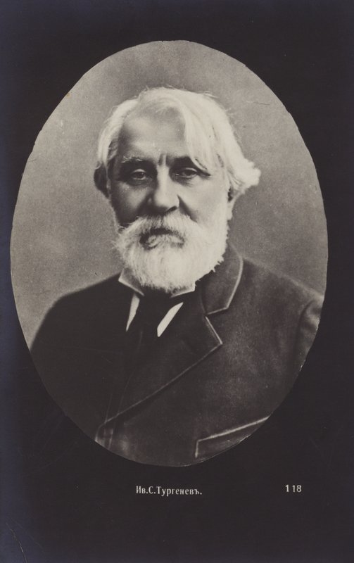 Ivan Turgenev (1818-1883), Rus romancı, kısa öykü yazarı ve oyun yazarı by Russian Photographer
