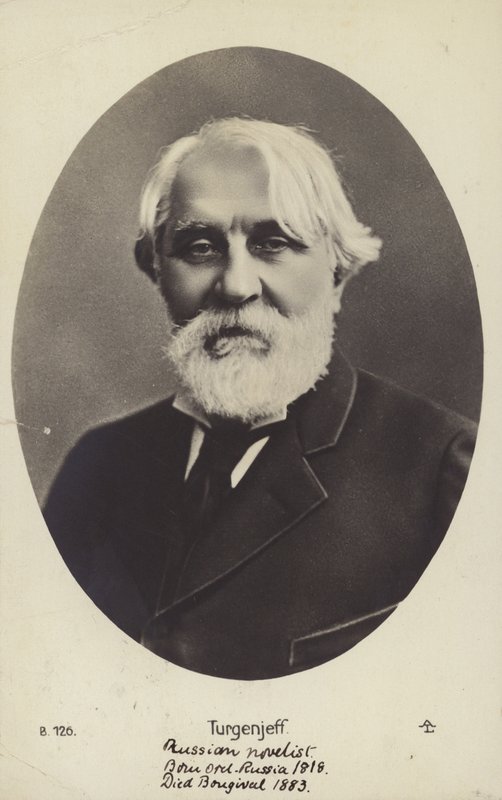 Ivan Turgenev (1818-1883), Rus romancı, kısa öykü yazarı ve oyun yazarı by Russian Photographer