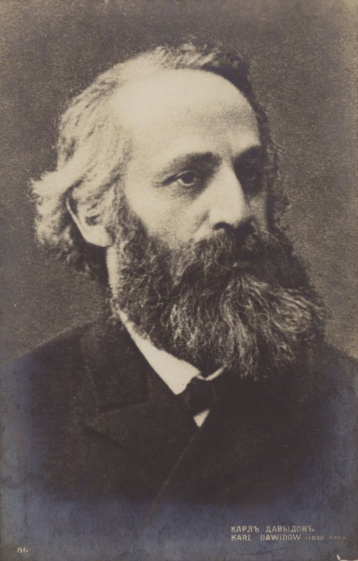 Karl Davydov, Rus çellist (1838-1889) by Russian Photographer