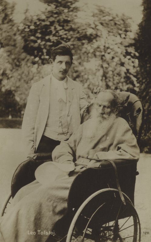 Leo Tolstoy, Rus romancı by Russian Photographer