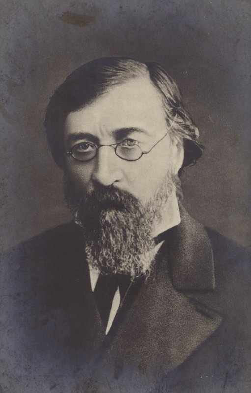 Nikolay Chernyshevsky (1828-1889), Rus filozof, sosyalist ve devrimci demokrat, 19. Yüzyıl sonu (s/b fotoğraf) by Russian Photographer