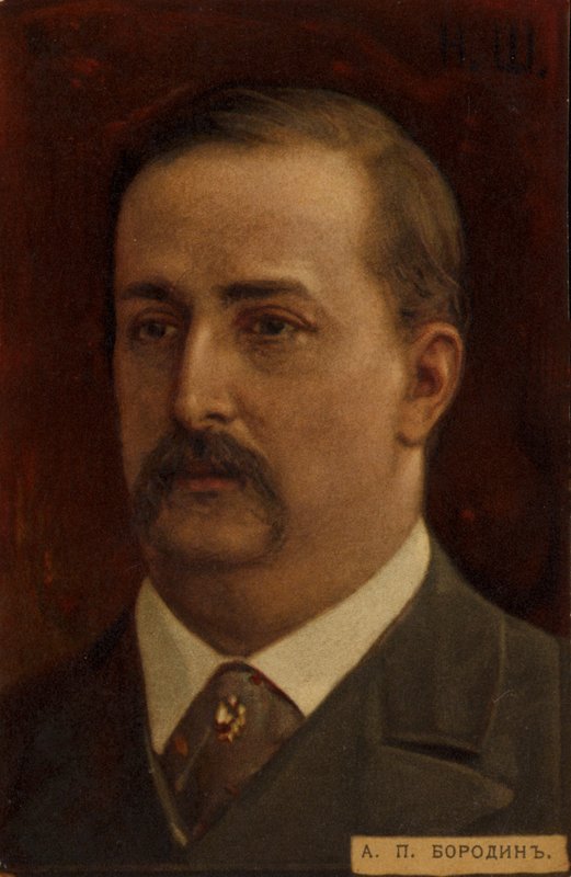 Alexander Porfiryevich Borodin, Rus besteci (1833-1887) by Russian School