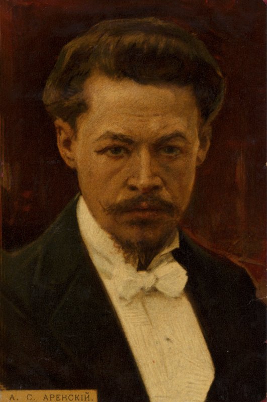Anton Arensky, Rus besteci, piyanist ve müzik profesörü (1861-1906) by Russian School