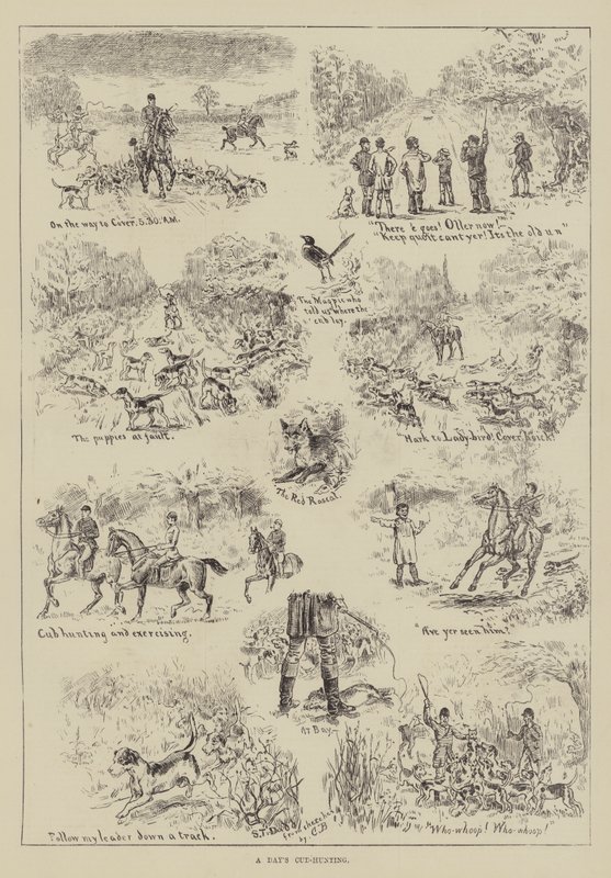 ಎ ಡೇಸ್ ಕಬ್-ಹಂಟಿಂಗ್ ಟರ್ಕ್ by S.T. Dadd