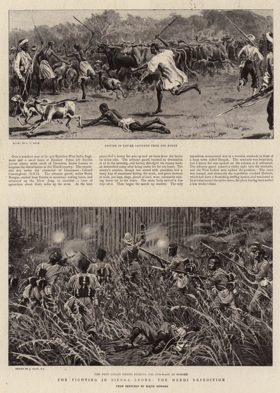 Mendi Seferi, Sierra Leone'deki Çatışma by S.T. Dadd