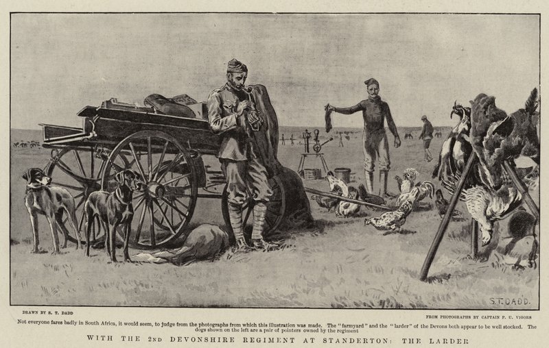 Standerton'daki 2. Devonshire Alayı ile, Kiler by S.T. Dadd