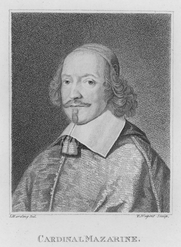 Kardinal Mazarine (gravür) by S. (after) Harding
