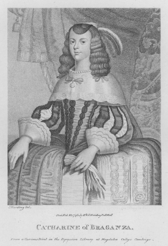 Bragançalı Catherine (gravür) by S. (after) Harding