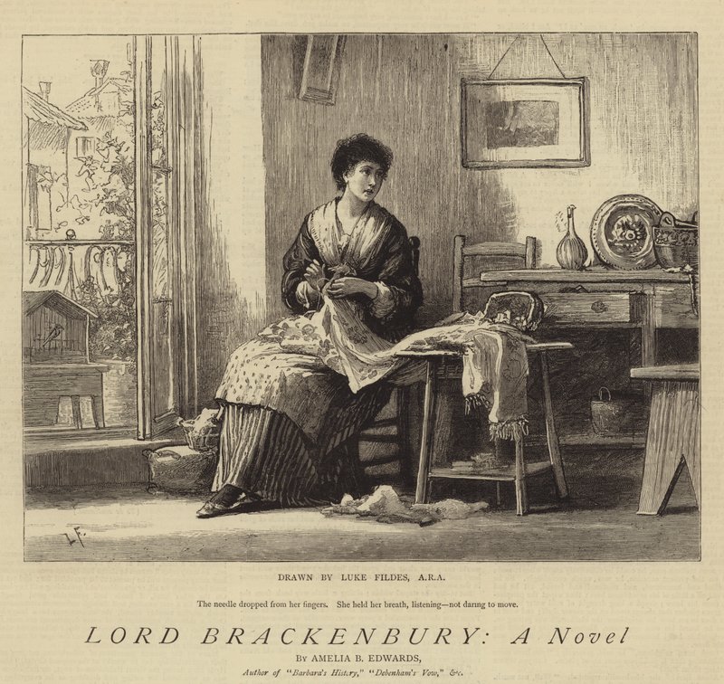 ಲಾರ್ಡ್ ಬ್ರಾಕೆನ್‌ಬರಿ, ಎ ನಾವೆಲ್ ಟರ್ಕ್ by Samuel Luke Fildes