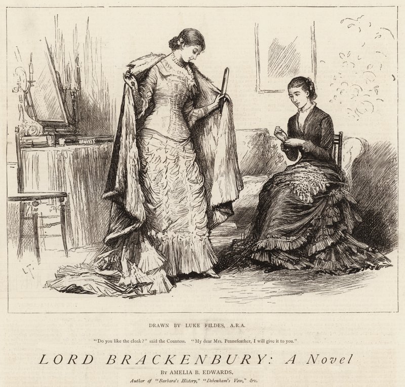 Lord Brackenbury, Bir Roman by Samuel Luke Fildes
