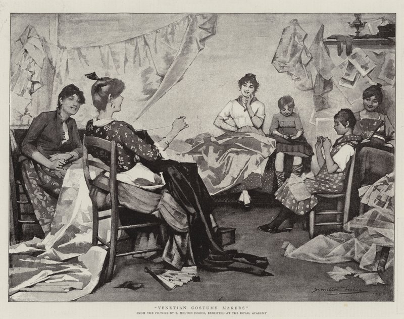 Venedik Kostüm Üreticileri by Samuel Melton Fisher