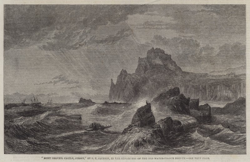 Mont Orgueil Kalesi, Jersey by Samuel Phillips Jackson