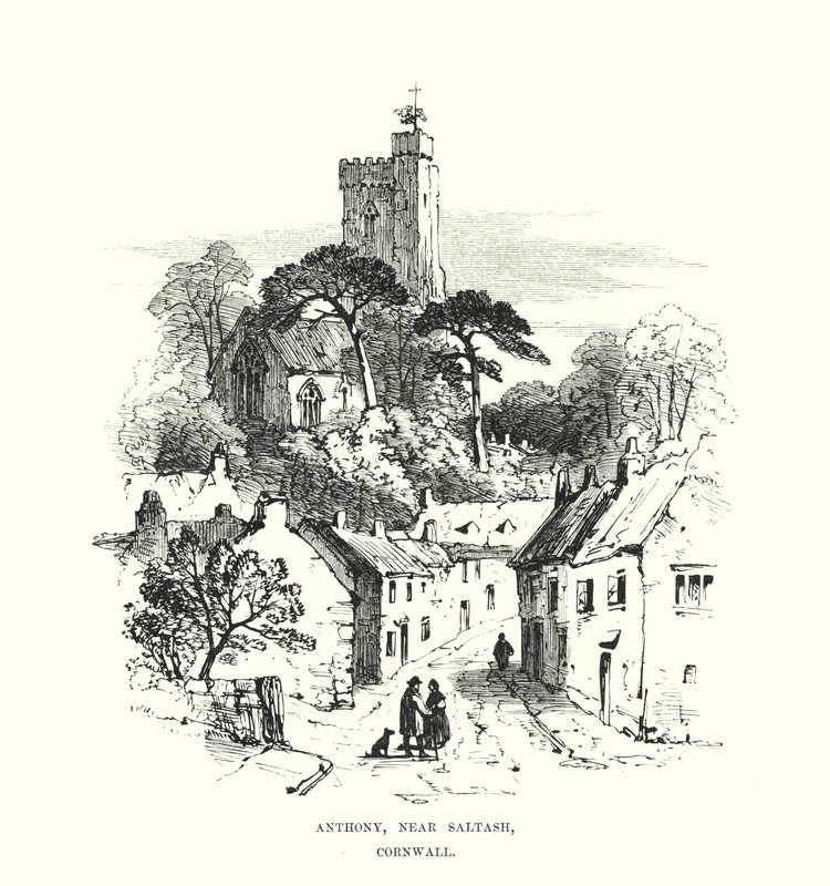 Anthony, Saltash, Cornwall Yakınında by Samuel Read