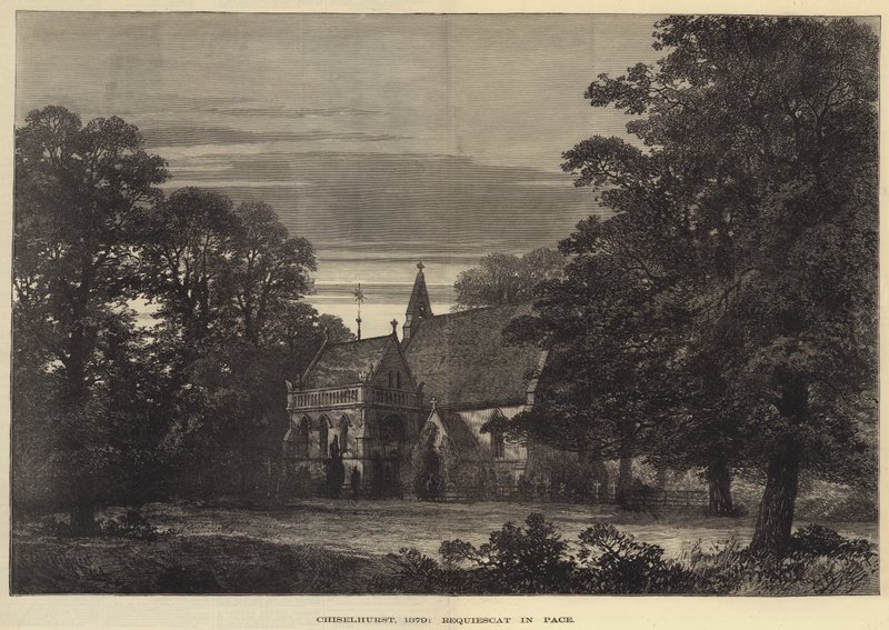 Chiselhurst, 1879, Hızla Requiescat by Samuel Read