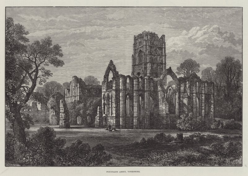 Çeşmeler Manastırı, Yorkshire by Samuel Read