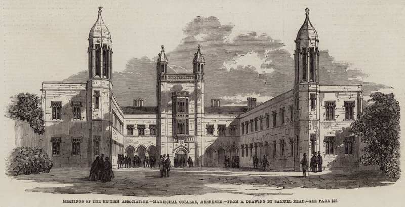 İngiliz Derneği Toplantıları, Marischal College, Aberdeen by Samuel Read
