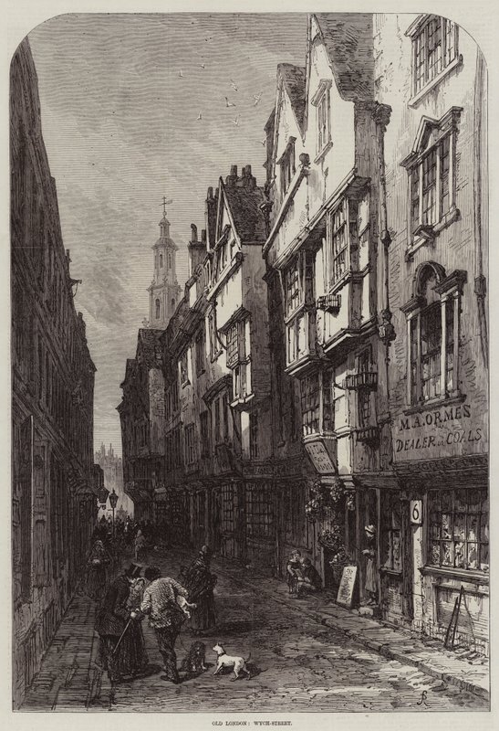Eski Londra, Wych-Street by Samuel Read