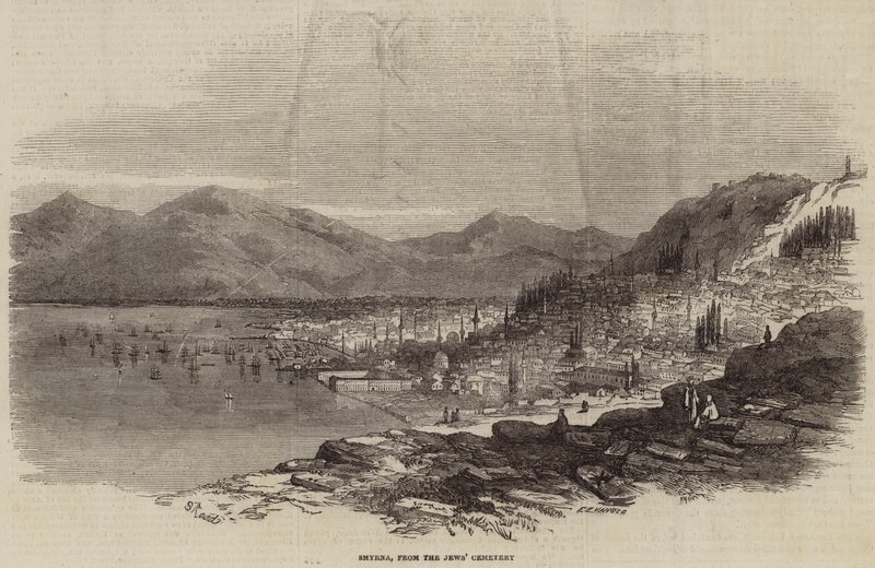 Smyrna, Yahudiler Mezarlığından by Samuel Read