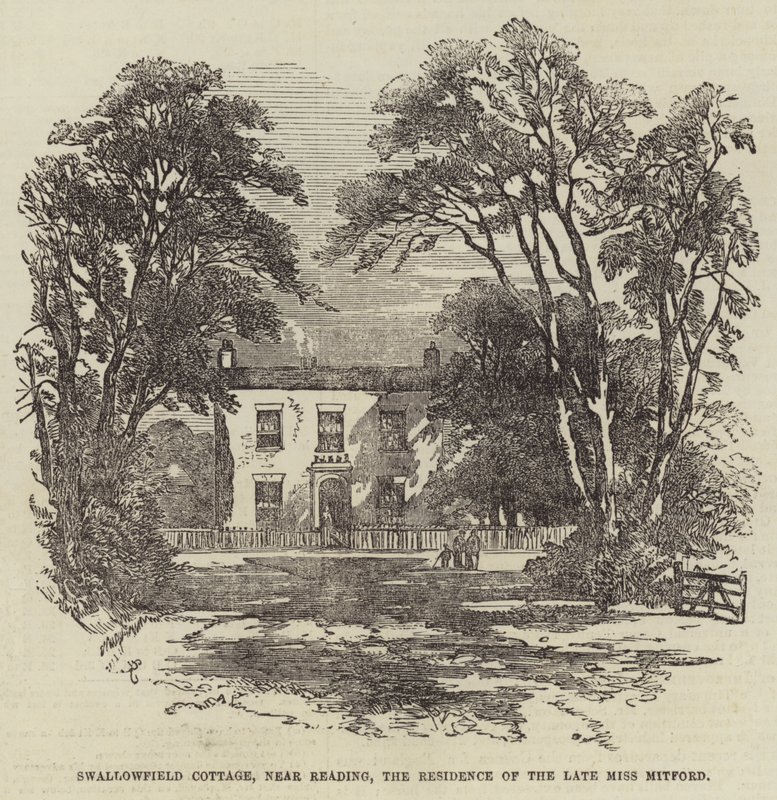 Swallowfield Cottage, Reading yakınında, merhum Bayan Mitford
