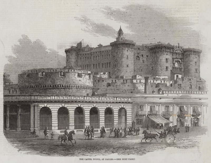 Napoli'deki Castel Nuovo by Samuel Read