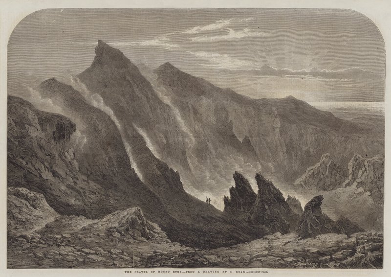 Etna Dağı Krateri by Samuel Read