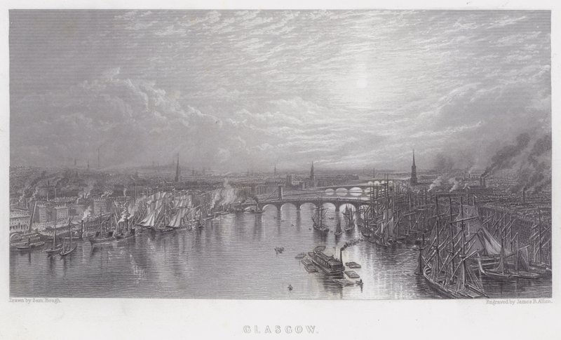 Glasgow (gravür) by Samuel (after) Bough