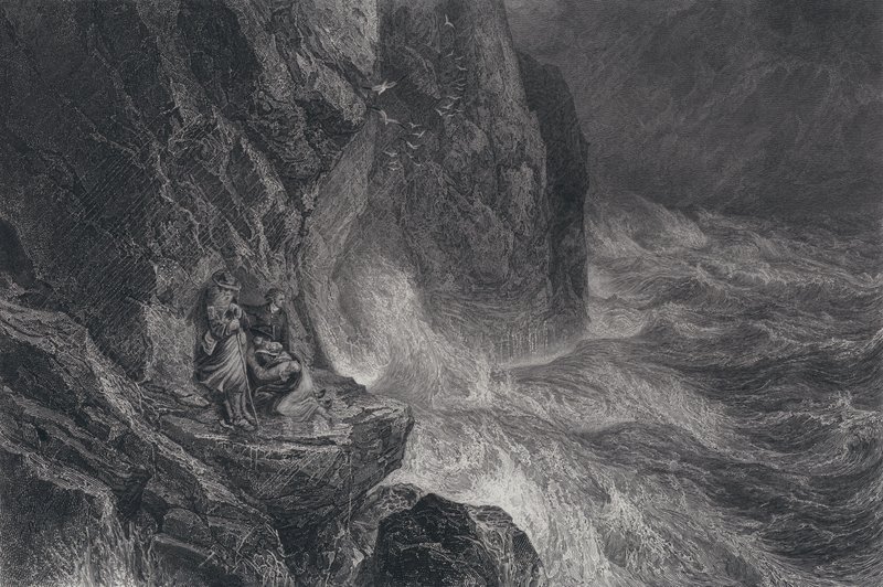 Fırtına (gravür) by Samuel (after) Bough