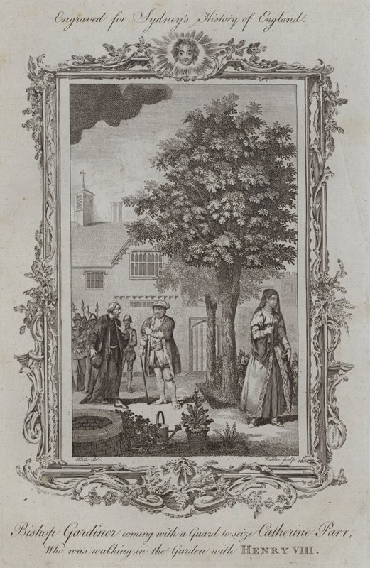 Piskopos Gardiner, Bahçede Henry VIII ile yürüyen Catherine Parr