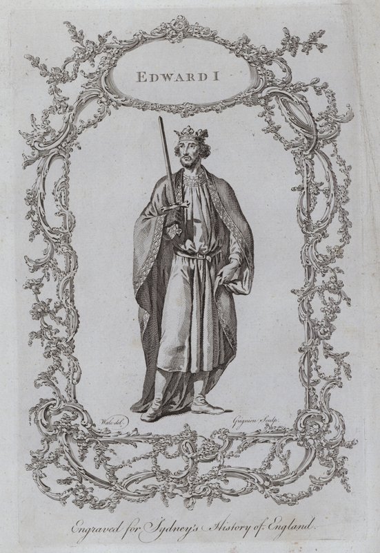 Edward I (gravür) by Samuel (after) Wale