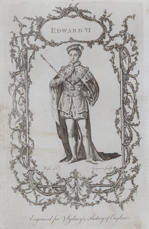 Edward VI (gravür) by Samuel (after) Wale
