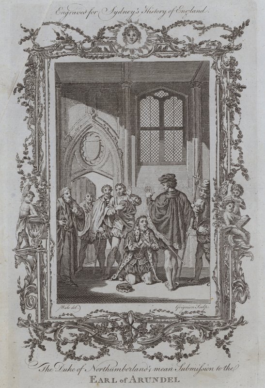 Northumberland Dükü'nün Arundel Kontu'na Ortalama Teslimi (gravür) by Samuel (after) Wale