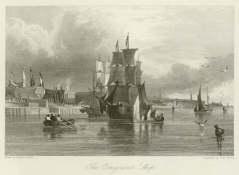 The Emigrant Ship  by Samuel Austin