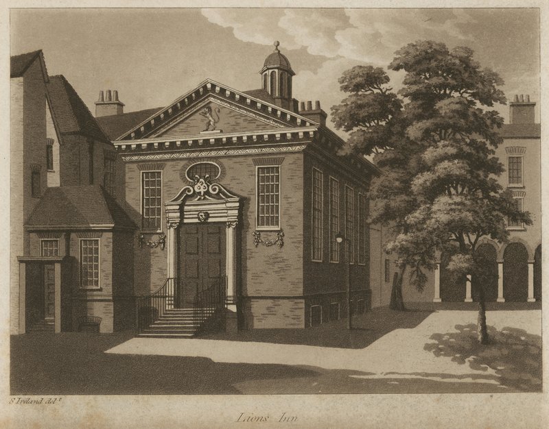 Lions Inn, Londra by Samuel Ireland