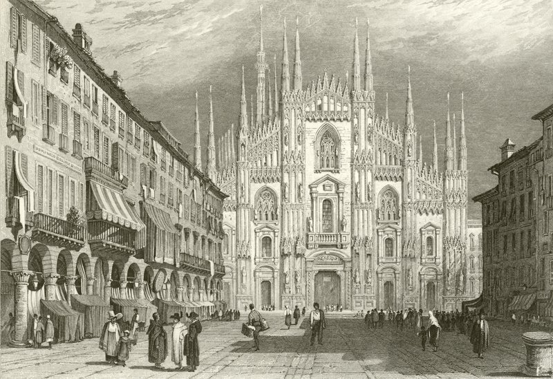 Milan Cathedral  by Samuel Prout