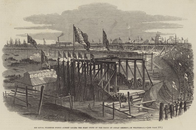 Ekselansları Prens Albert Çarşamba günü Great Grimsby