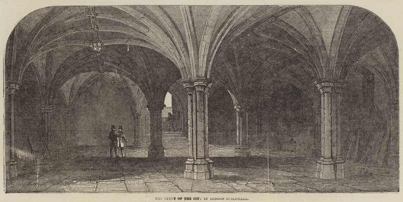 Londra Guildhall Şehri Kriptası by Samuel Read